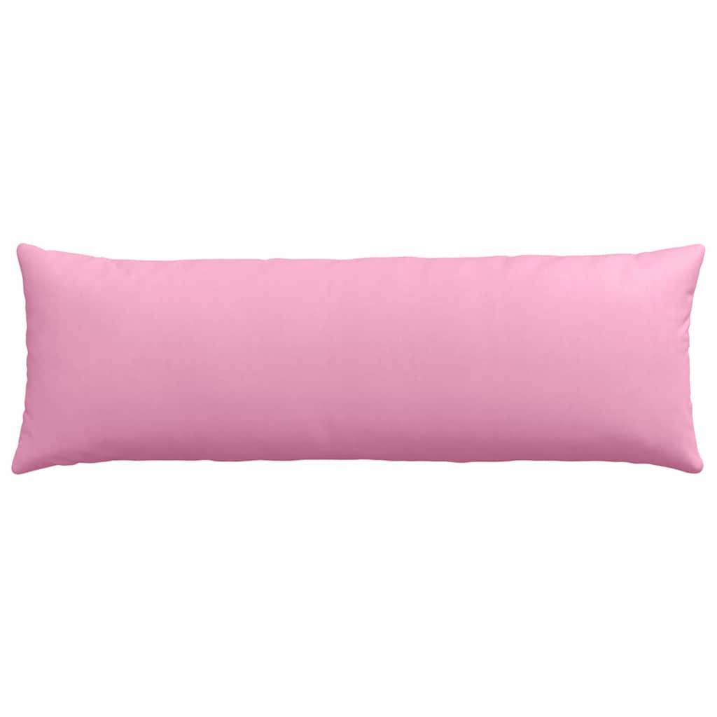 Sofa Pillows 2 pcs Pink 120 x 40 cm Fabric